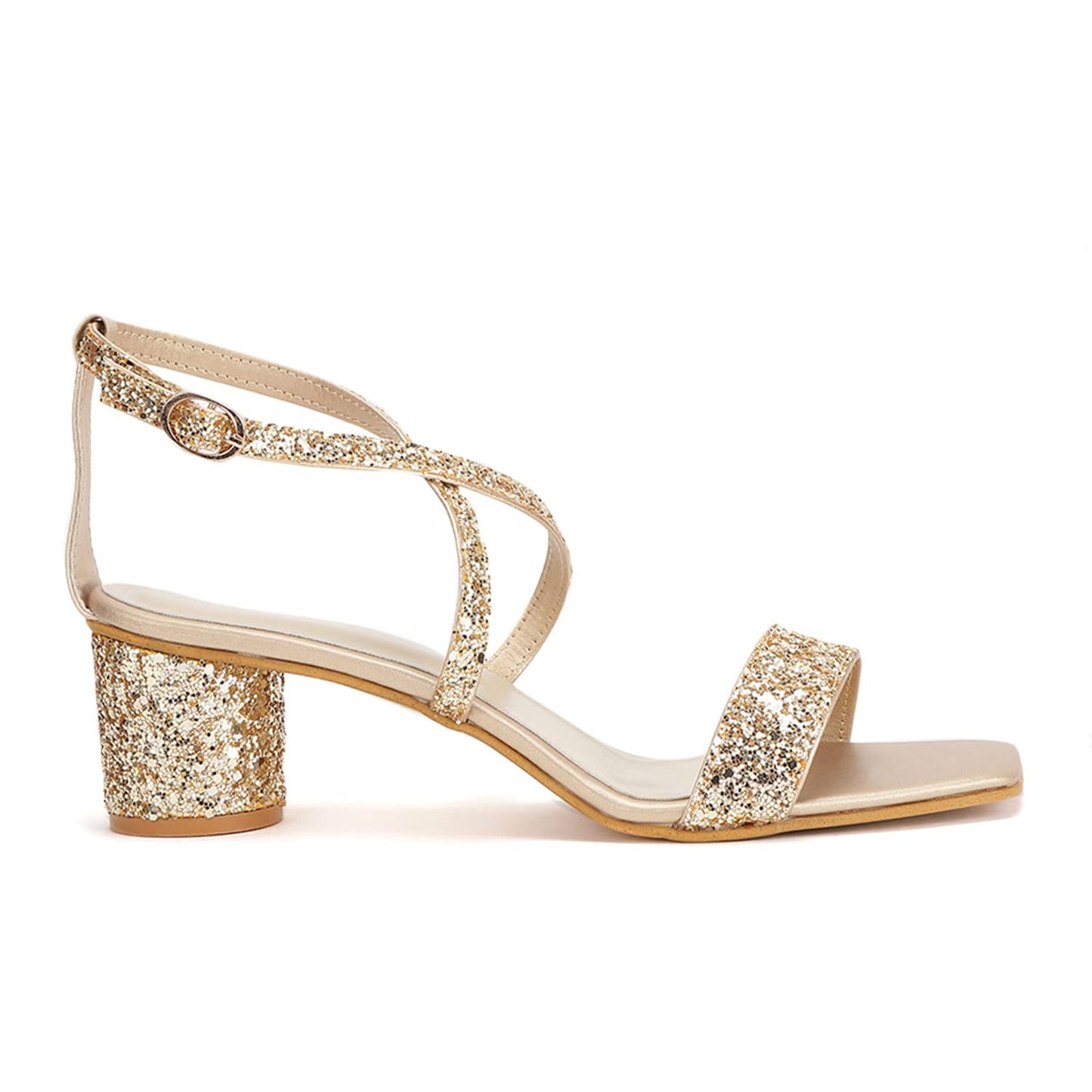 Marc Loire Women Soft Comfortable Embellished Block Heels