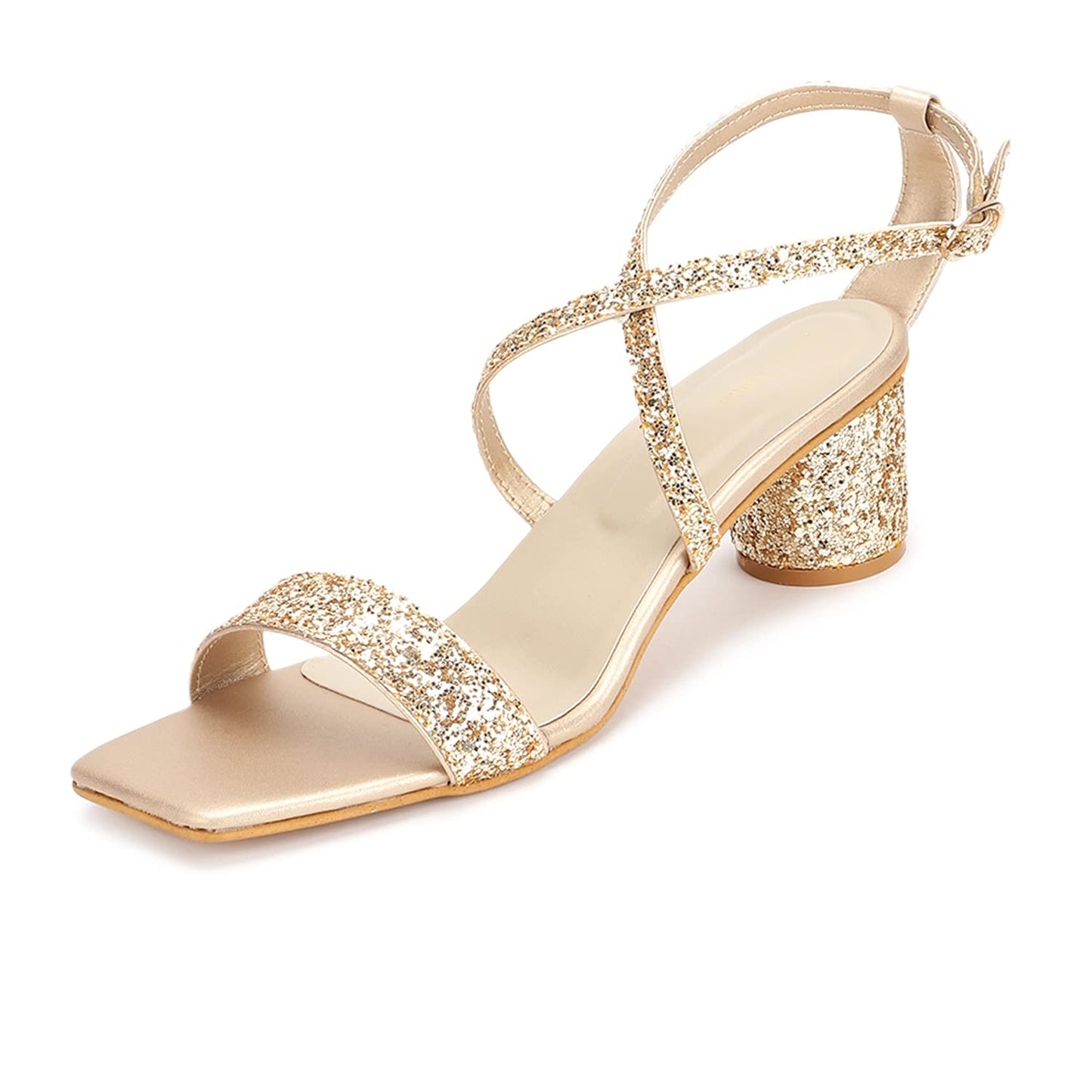Marc Loire Women Soft Comfortable Embellished Block Heels