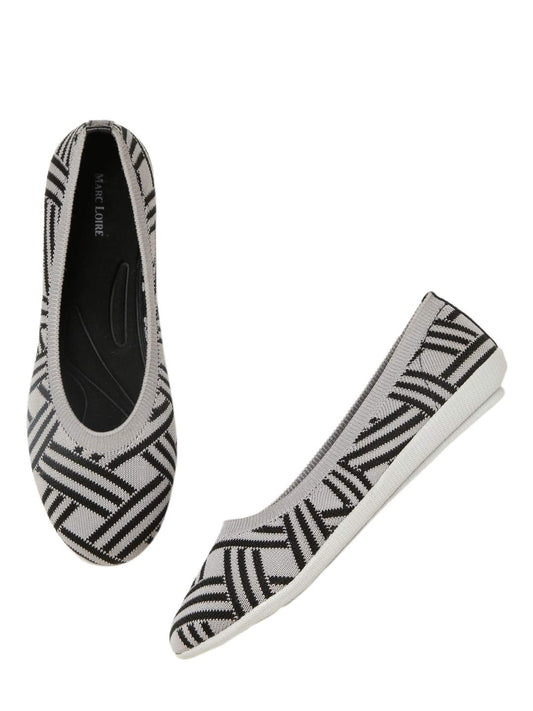 Marc Loire Women's Athleisure Lightweight Breathable Knitted Active Wear Slip on Comfortable Casual Flat Shoes for Walking, Athletic, Gym, Work, etc.