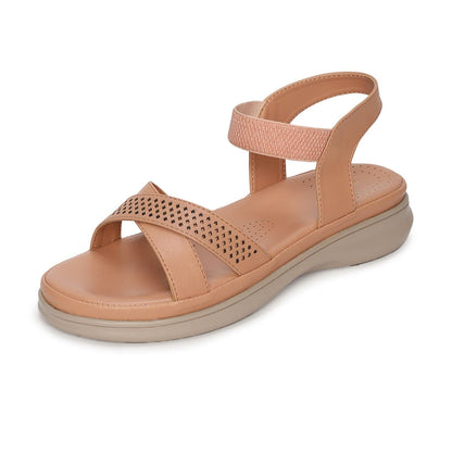 Marc Loire Women's Comfortable Slip on Casual Open Toe Flats Sandals