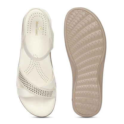 Marc Loire Women's Comfortable Slip on Casual Open Toe Flats Sandals