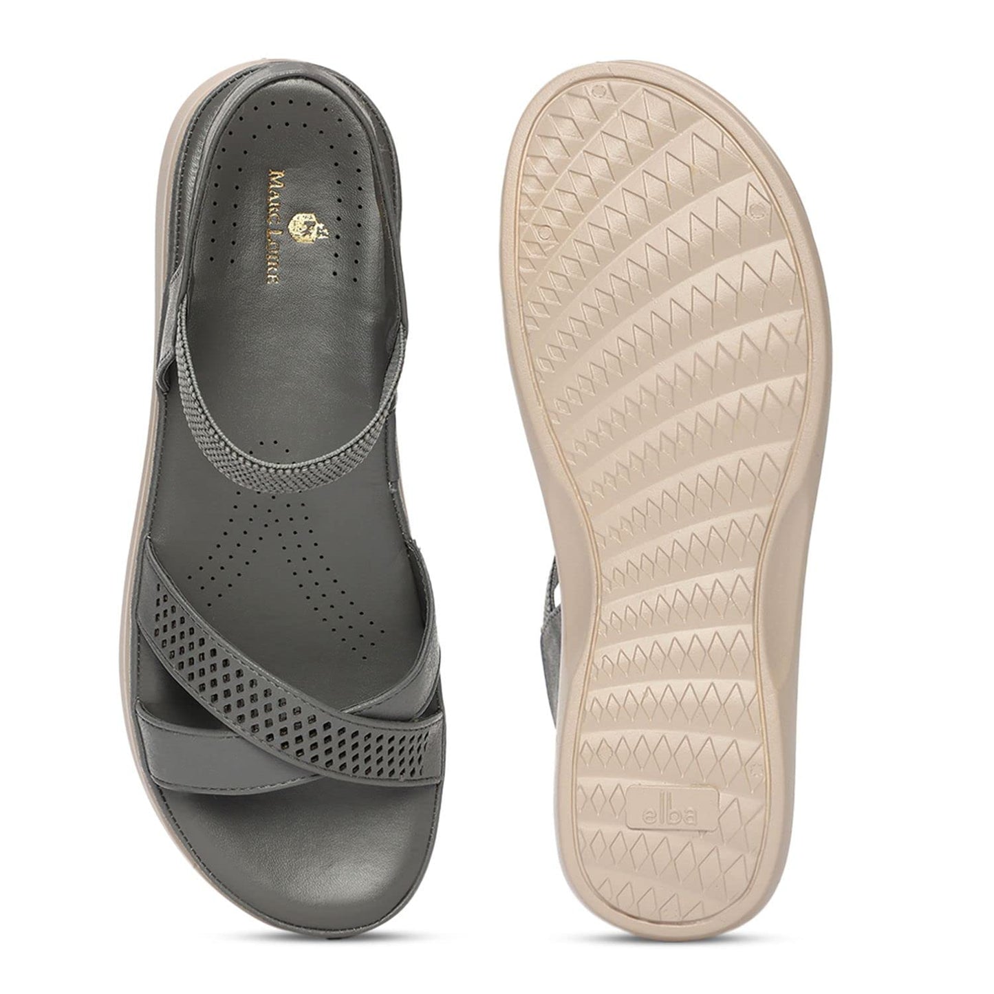Marc Loire Women's Comfortable Slip on Casual Open Toe Flats Sandals