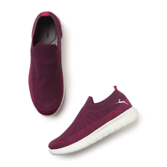 Marc Loire Women's Lightweight Athleisure Knitted Active Wear Slip-On Sneaker Shoes for Sports, Athletics, and Walking