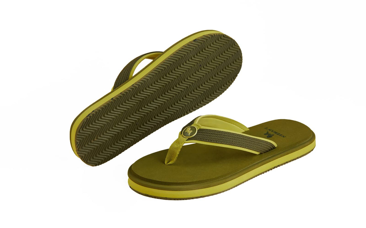 Neeman's Eco Fluffy Orthopedic Flips for Men | Soft & Comfortable Indoor Outdoor Fashionable Slippers for Boys
