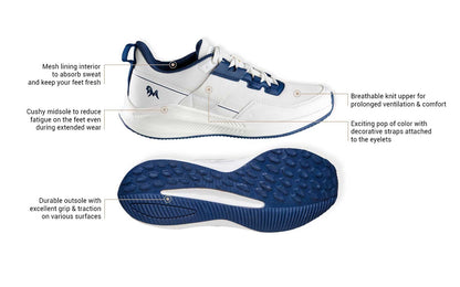 Neeman's The Exuberants Sneakers for Men | Comfortable and Flexible | Casual Shoes for Men | Stylish and Trendy | Walking, Running, Gyming Sneakers | EVA Sole Men's Sneakers