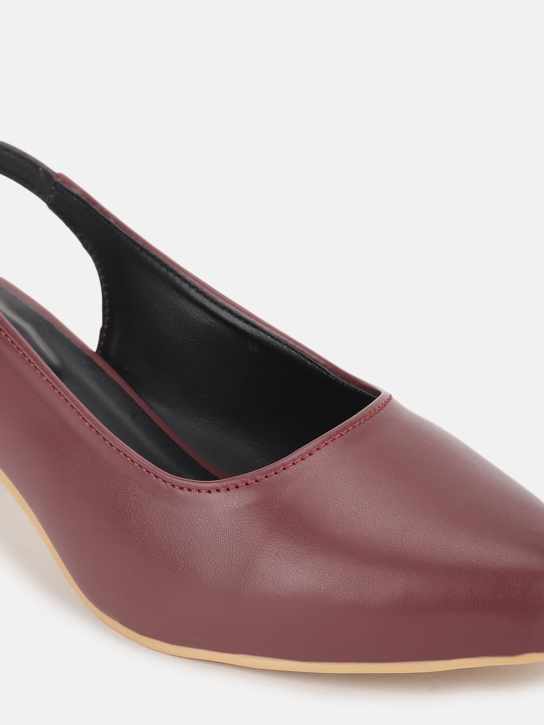 Marc Loire Women's Pointed Toe Block Heel Pumps for Office, Party and Formal Occasions