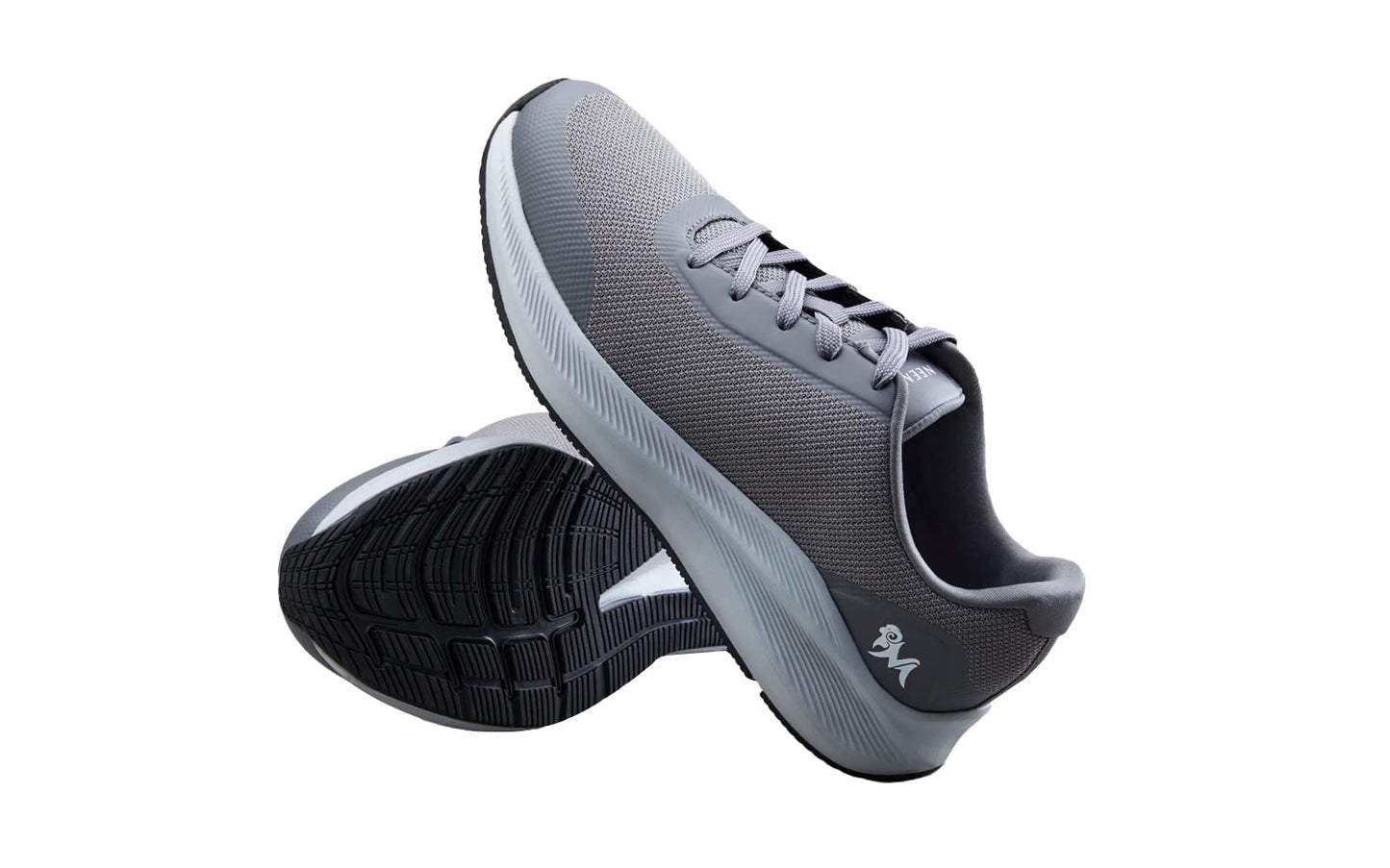 Neeman's Casual Trainers for Men | Casual Shoes for Men | Comfortable and Lightweight | Stylish Trendy Lace Up Sneakers | Walking Running Gyming Shoes | EVA Sole | Durable Shoes for Men