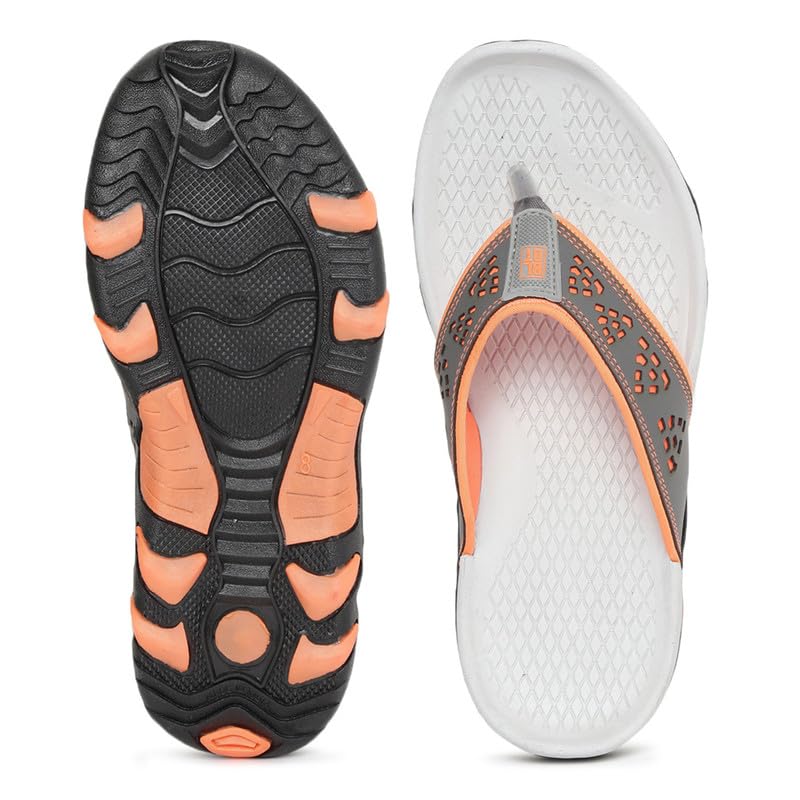 PARAGON K1409G Men's Stylish Flip Flops | Casual, Durable, Comfortable & Lightweight Slippers with Cushioned Soles | Easily Washable | Ideal for Outdoor Use