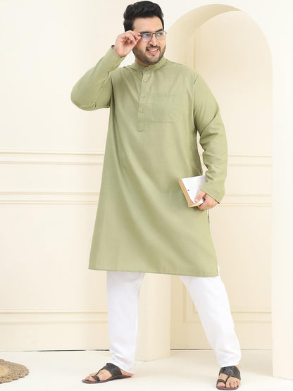 SOJANYA Plus(Since 1958), Men's Cotton ONLY Kurta