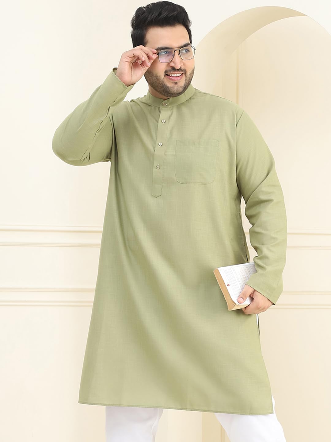 SOJANYA Plus(Since 1958), Men's Cotton ONLY Kurta