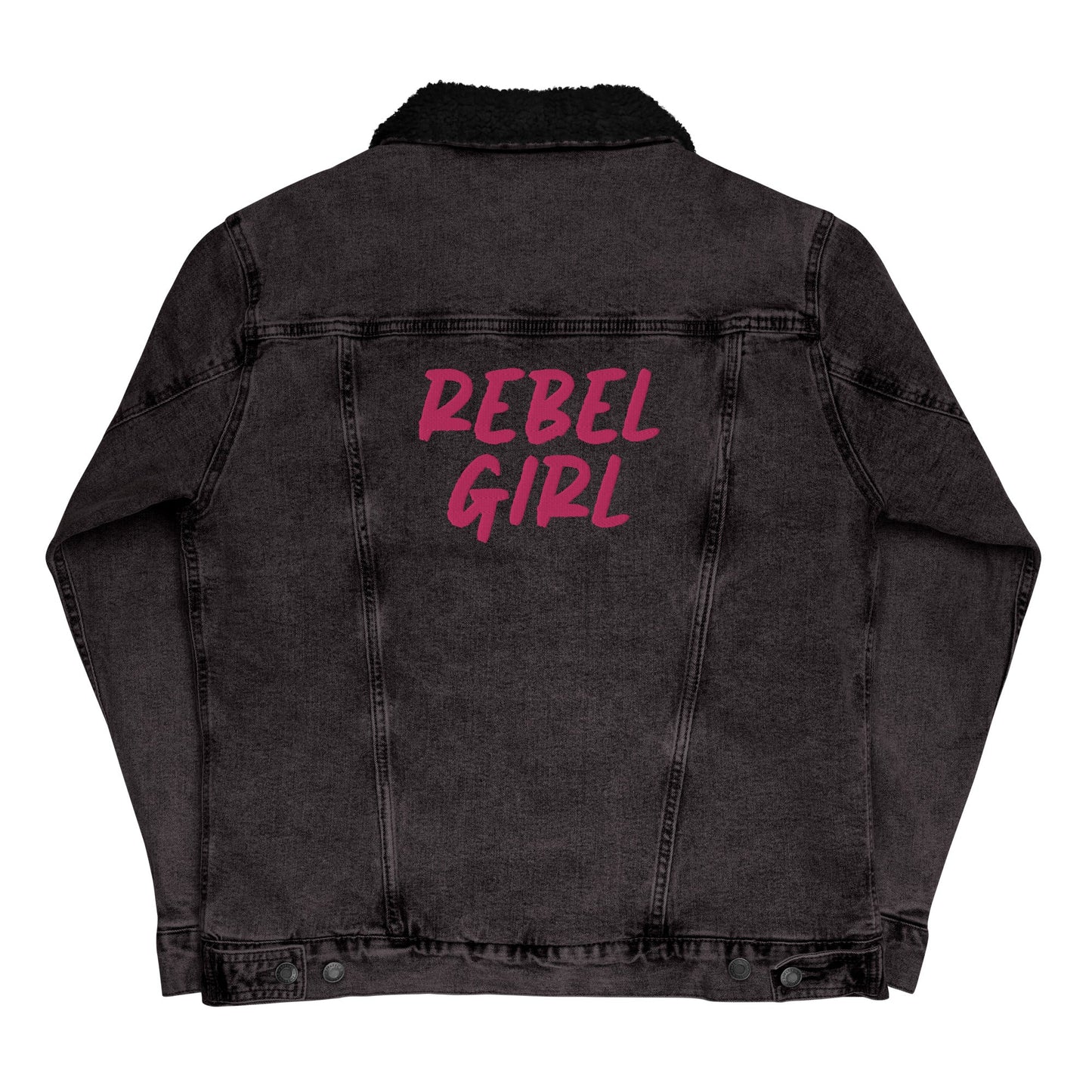 Denim Sherpa Jacket REBEL GIRL