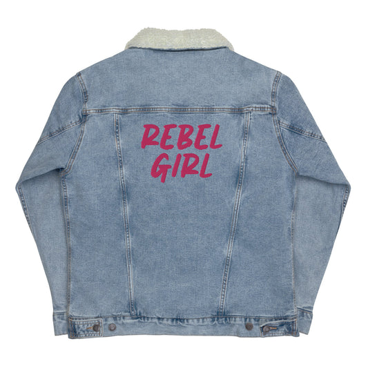 Denim Sherpa Jacket REBEL GIRL