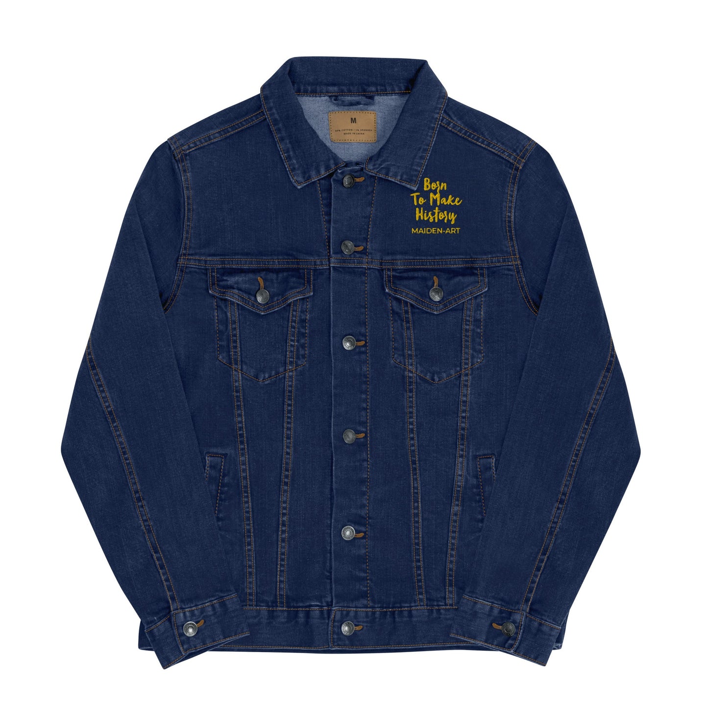 Embroidered Denim Jacket the Rebel Girl