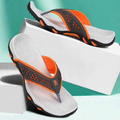 PARAGON K1409G Men's Stylish Flip Flops | Casual, Durable, Comfortable & Lightweight Slippers with Cushioned Soles | Easily Washable | Ideal for Outdoor Use