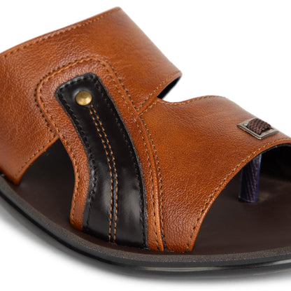 RF COMFYTZ Men's Open Toe Slip-on Sandal | Ultra Soft Memory Cushion Chappal | Flip-Flop for Outdoor/Festive Ethnic Wear | Comfortable Footbed & Slip Resistant | Perfect for Kurta, Lungis, Weddings & Casual Use