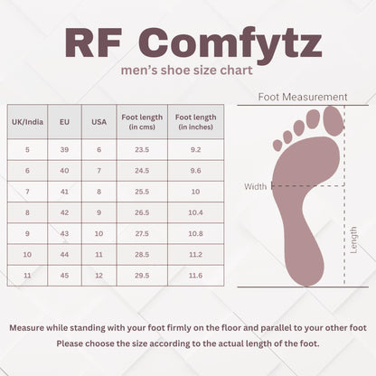 RF COMFYTZ Men's Open Toe Slip-on Sandal | Ultra Soft Memory Cushion Chappal | Flip-Flop for Outdoor/Festive Ethnic Wear | Comfortable Footbed & Slip Resistant | Perfect for Kurta, Lungis, Weddings & Casual Use