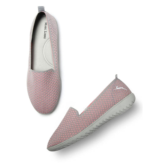 Marc Loire Women's Athleisure Lightweight Knitted Active Wear Slip-On Shoes for Daily Walking