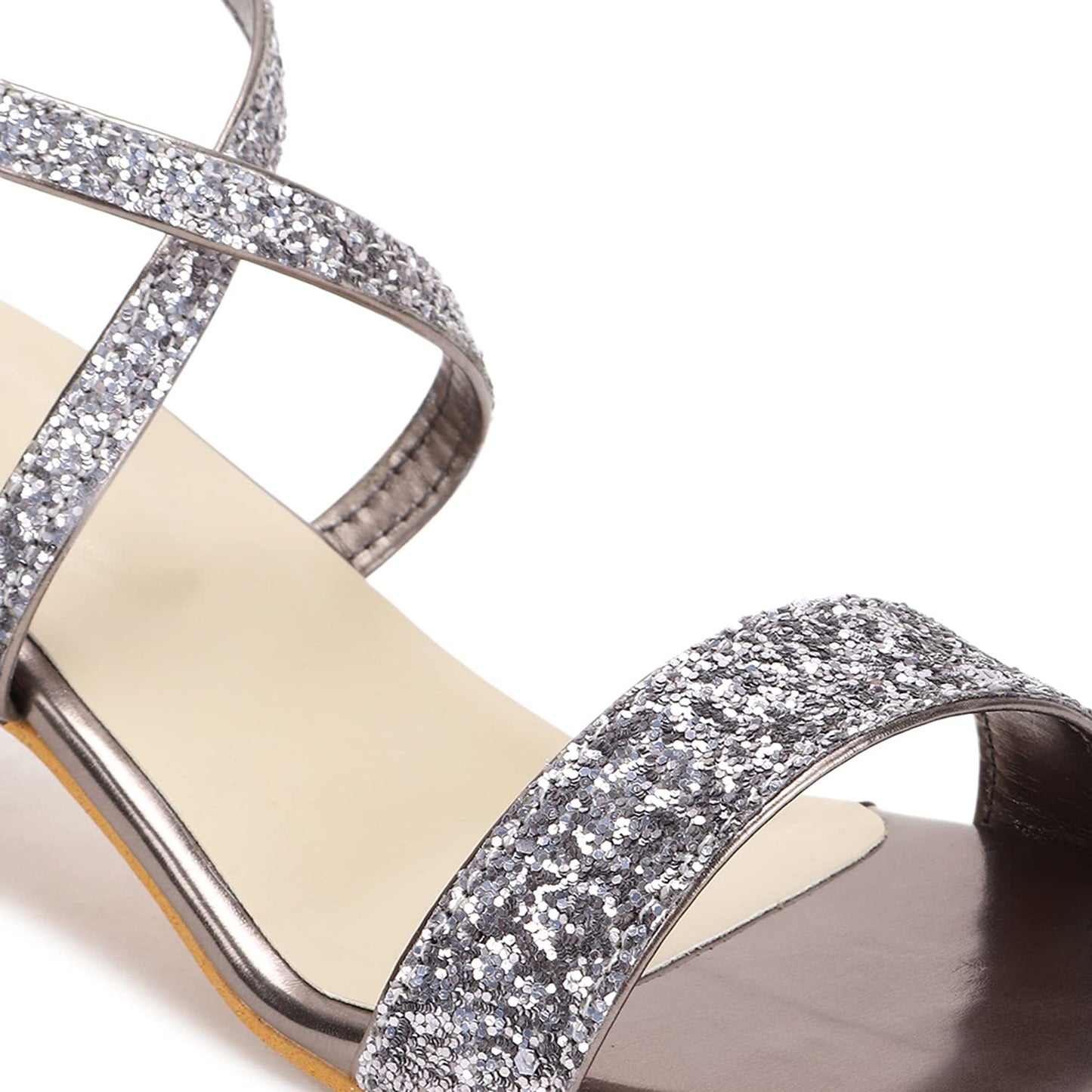 Marc Loire Women Soft Comfortable Embellished Block Heels