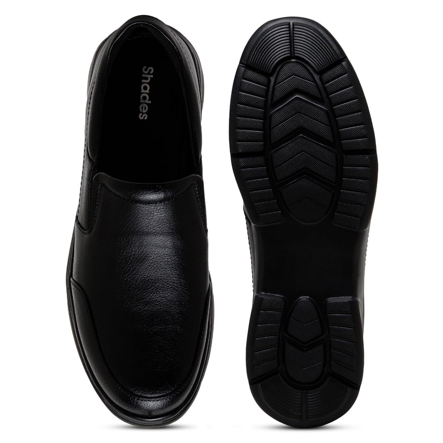 Shades Men's Formal Slip-On Shoes | Comfortable Walking Shoes | Classic Design | Soft Lining | Breathable | Slip Resistant