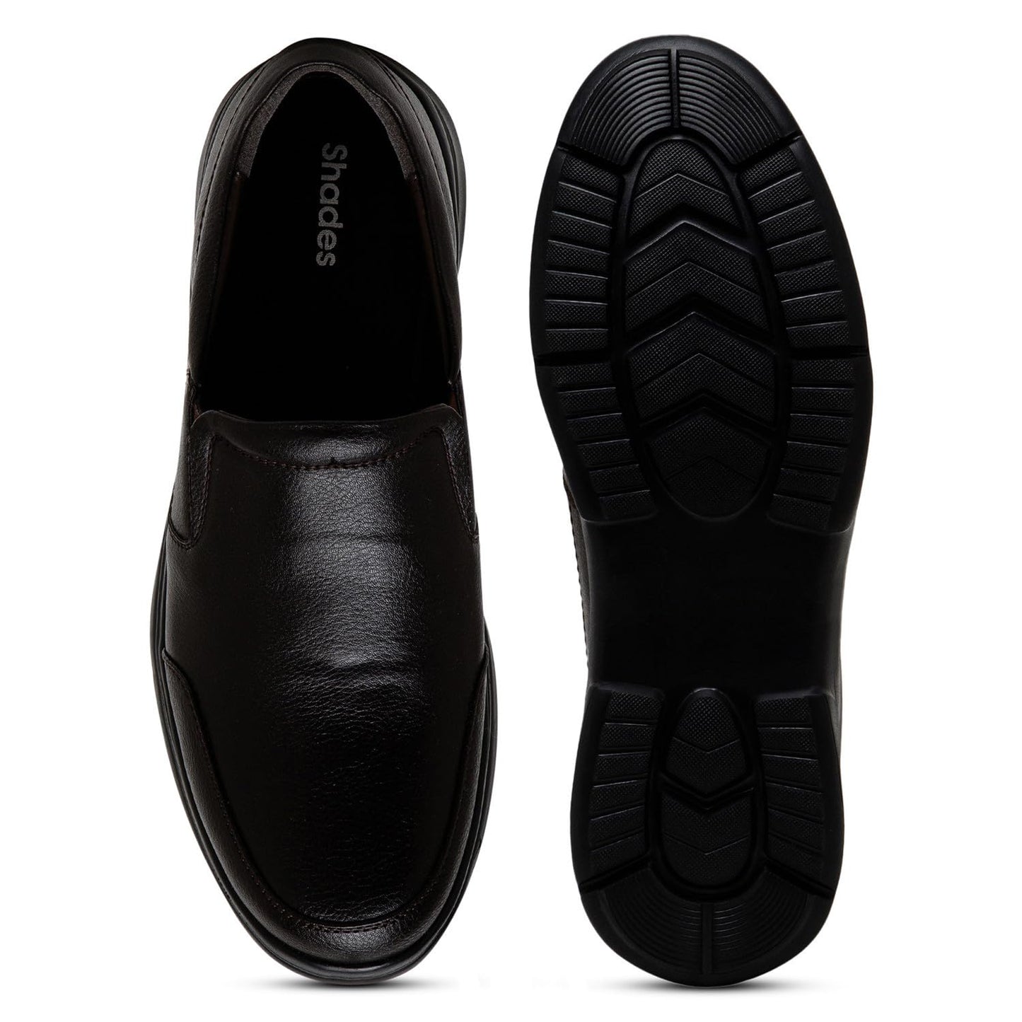 Shades Men's Formal Slip-On Shoes | Comfortable Walking Shoes | Classic Design | Soft Lining | Breathable | Slip Resistant