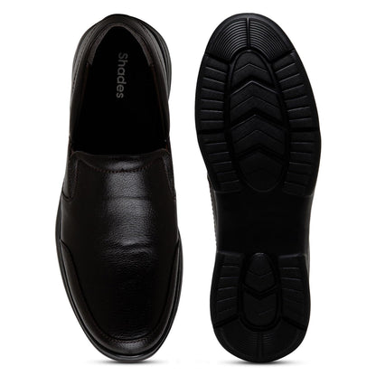 Shades Men's Formal Slip-On Shoes | Comfortable Walking Shoes | Classic Design | Soft Lining | Breathable | Slip Resistant