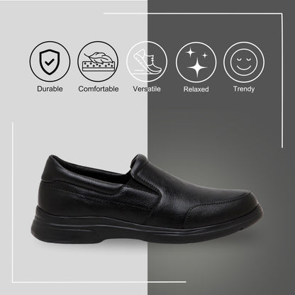 Shades Men's Formal Slip-On Shoes | Comfortable Walking Shoes | Classic Design | Soft Lining | Breathable | Slip Resistant