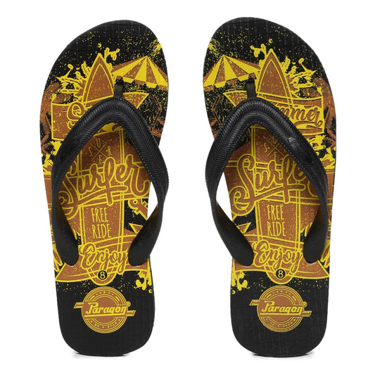 PARAGON HWK3719G Men Stylish Lightweight Flipflops | Casual & Comfortable Waterproof Slippers for Indoor & Outdoor | for Everyday Use