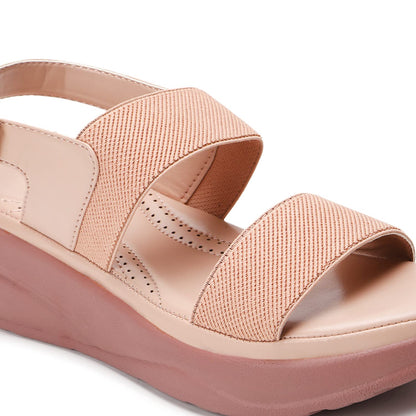Marc Loire Women Smart Casual Platform Heel Fashion Sandal With Adjustable Strap