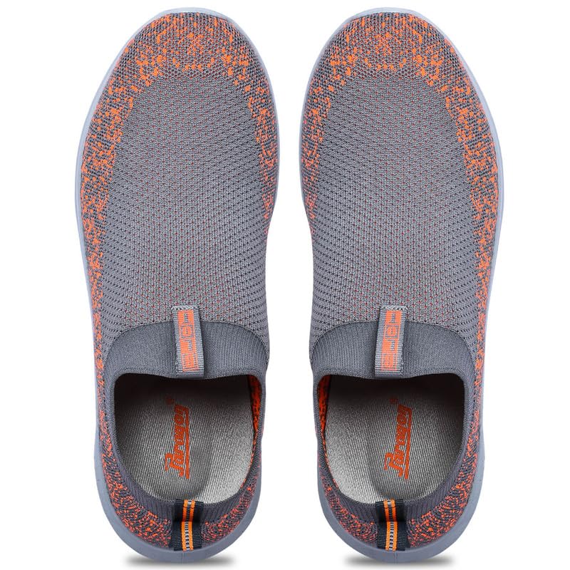PARAGON PUK3504GS Walking Shoes for Men |Breathable Knitted Sports Shoes with Stylish Design, Comfortable Cushioned Insole, Ankle Elastic for Good Fitting | Ideal for Everyday Use