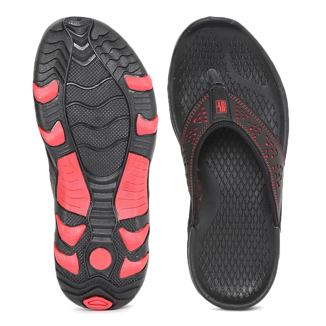 PARAGON K1409G Men's Stylish Flip Flops | Casual, Durable, Comfortable & Lightweight Slippers with Cushioned Soles | Easily Washable | Ideal for Outdoor Use