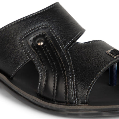 RF COMFYTZ Men's Open Toe Slip-on Sandal | Ultra Soft Memory Cushion Chappal | Flip-Flop for Outdoor/Festive Ethnic Wear | Comfortable Footbed & Slip Resistant | Perfect for Kurta, Lungis, Weddings & Casual Use