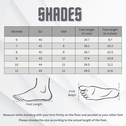 Shades Men's Formal Slip-On Shoes | Comfortable Walking Shoes | Classic Design | Soft Lining | Breathable | Slip Resistant