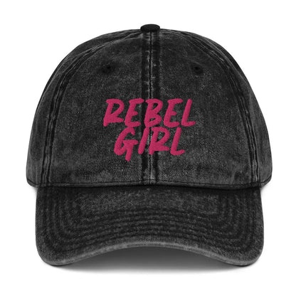 Vintage Cap REBEL GIRL Vintage Cotton Twill Cap