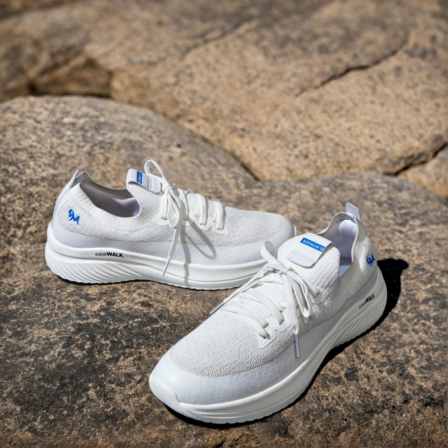 Neeman's Ease Walk Sneakers for Men | Lace - Ups Casual Shoes for Men | Walkers, Walking Shoes | Trendy Stylish Comfortable Shoes | Flexible, Breathable Lightweight Shoes for Men