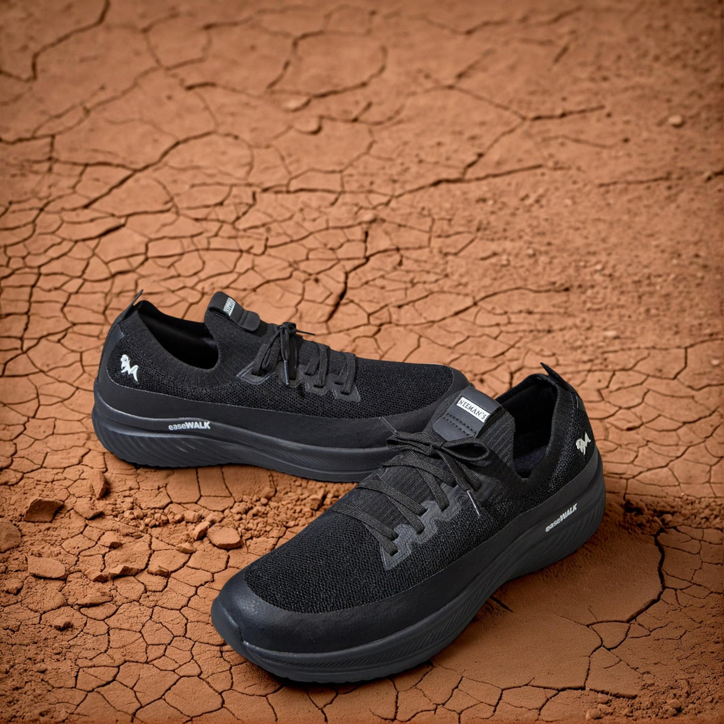 Neeman's Ease Walk Sneakers for Men | Lace - Ups Casual Shoes for Men | Walkers, Walking Shoes | Trendy Stylish Comfortable Shoes | Flexible, Breathable Lightweight Shoes for Men