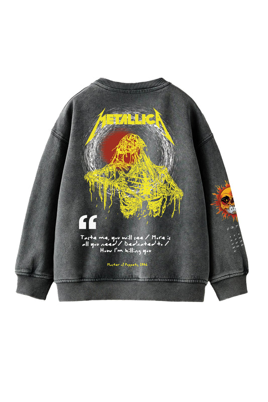 Blueclover - Metallica Designed Oversized Sweatshirt