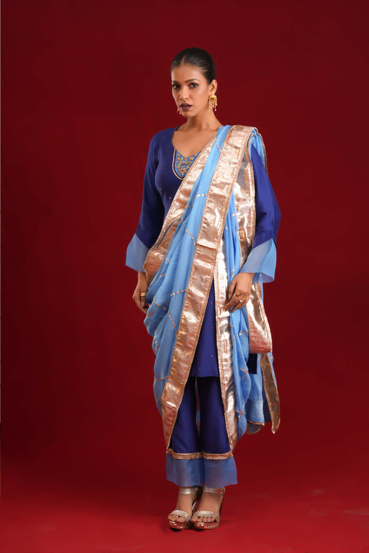 Bhavini - ULLAS SUIT SET WITH NIZAMI DUPATTA