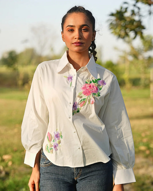 RM-Evva Hand-Embroidered Shirt