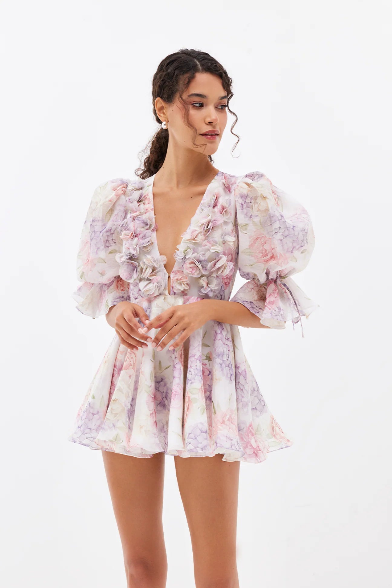ClayCai - Rosie Whisper Petals Dress