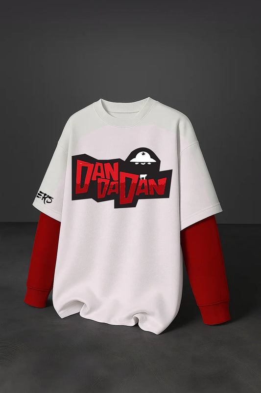 Badgers - Turbo Form: Okarun Oversized Layered Tee
