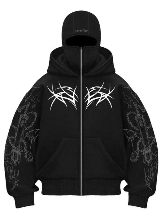 Zams-Sacrifice / Balaclava / Zipper Hoodie