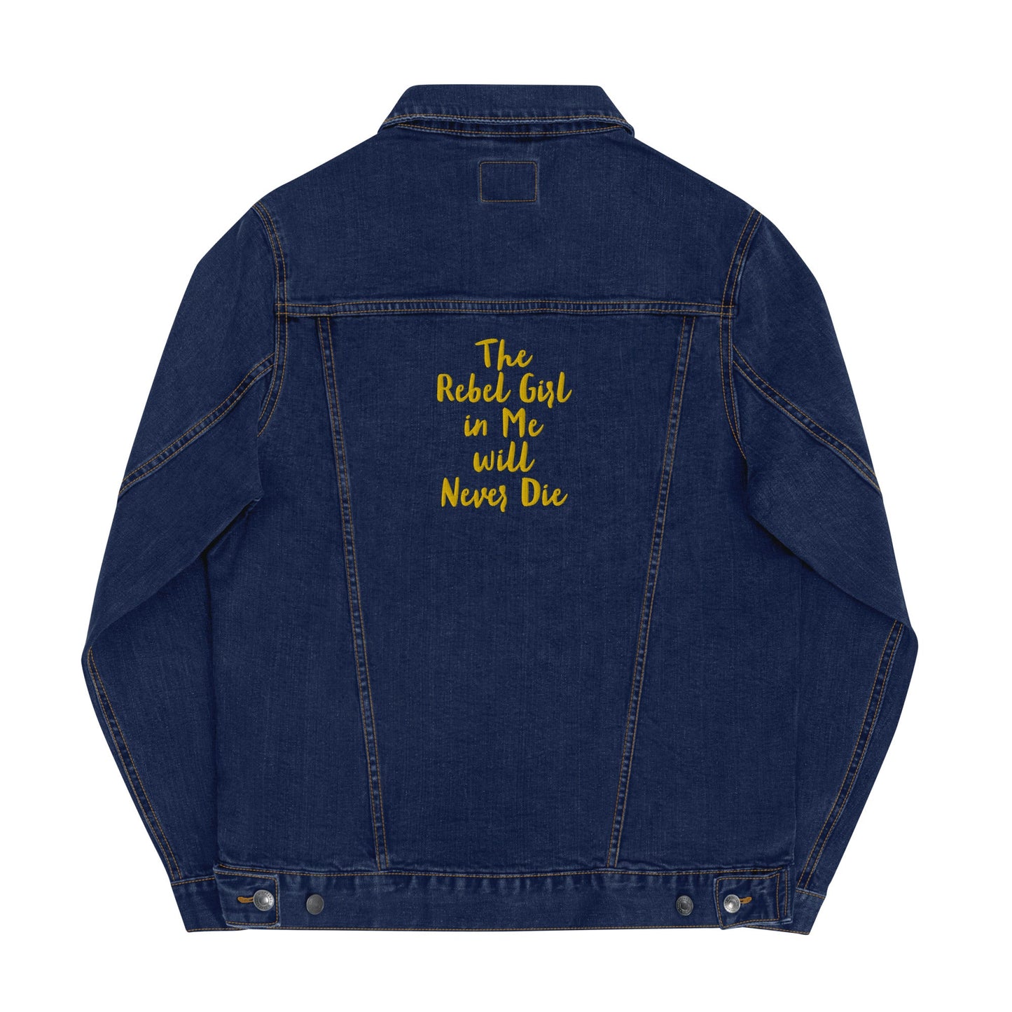 Embroidered Denim Jacket the Rebel Girl