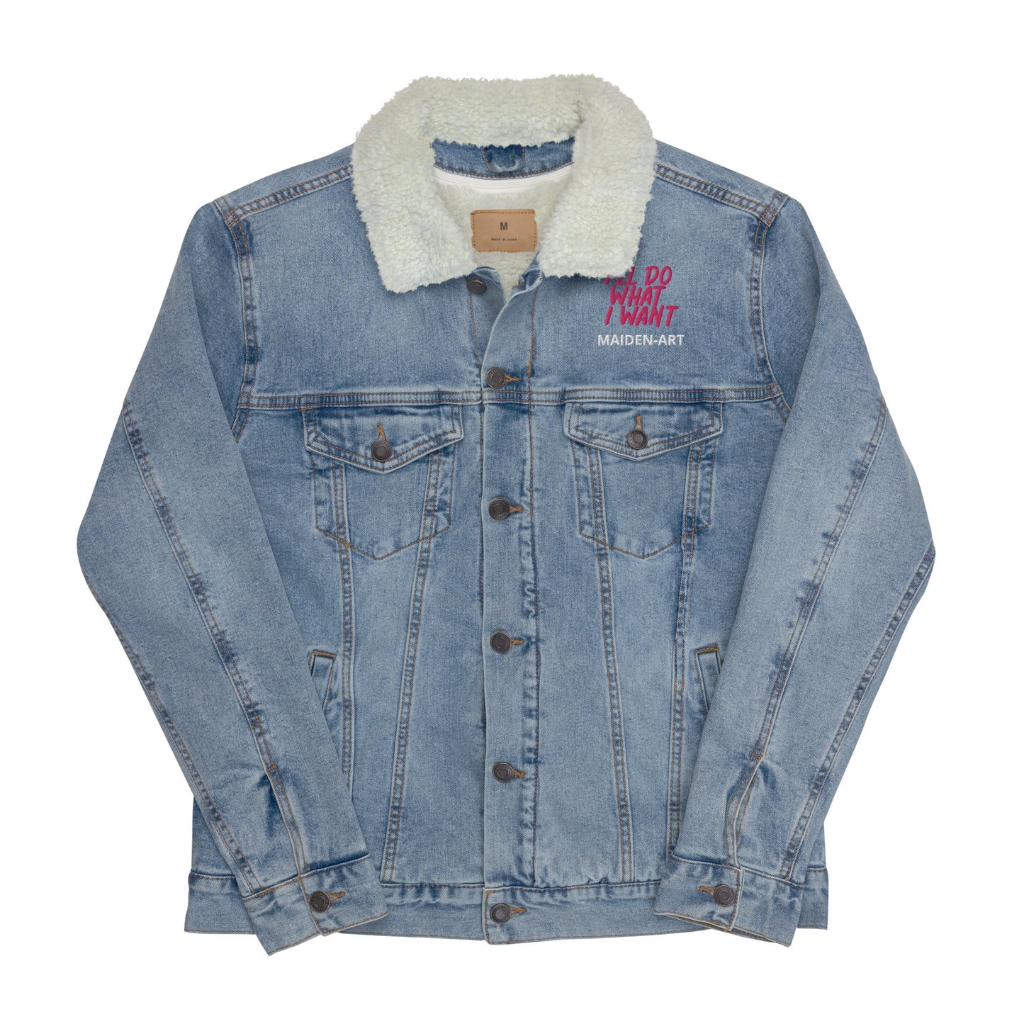 Denim Sherpa Jacket REBEL GIRL