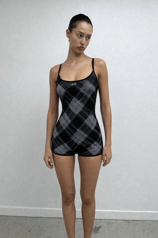 BEEGLEE - Grey Nether Bodysuit
