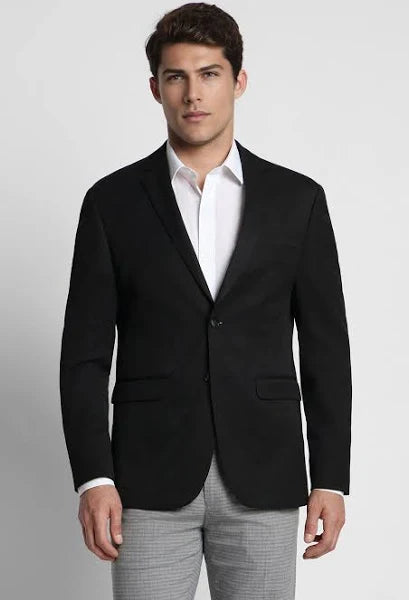 Solid Single Breasted Formal Men Blazer