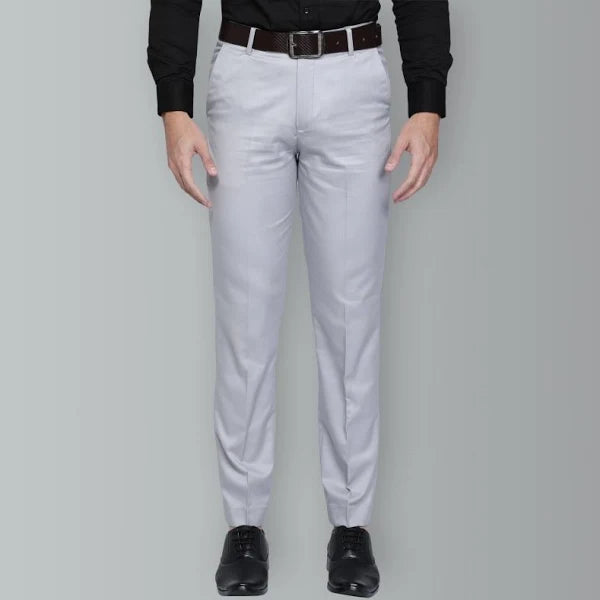 Men light Grey Trousers